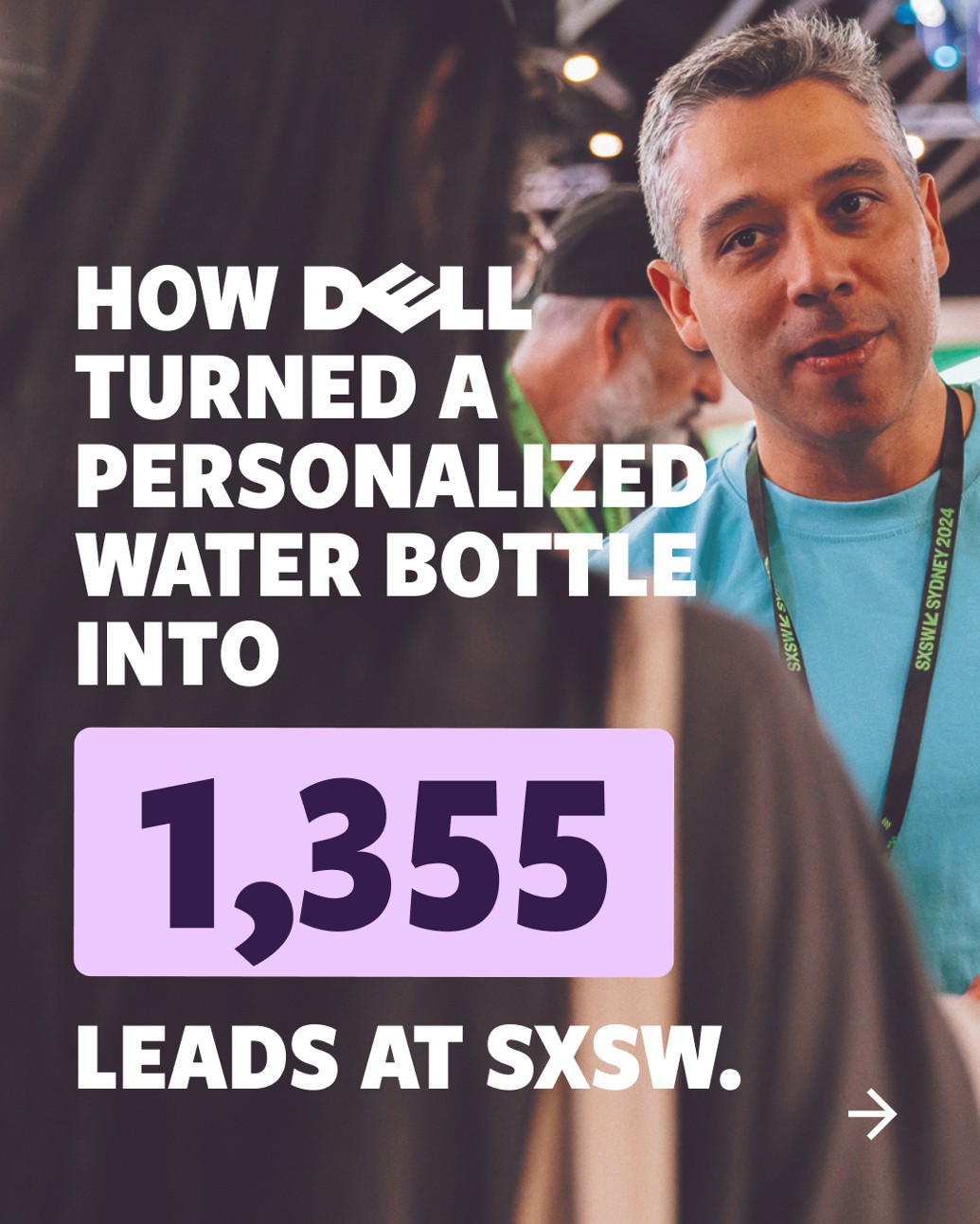 At SXSW, how do you actually stand out? For Dell Technologies, it was personalizing their merch, and the wait became part of the lore. 1,355 leads later, the friction and the intentionality paid off. Oh, and offering something people could actually use didn't hurt either. 🤝 What are you doing to stand out at a crowded event? Let us know!